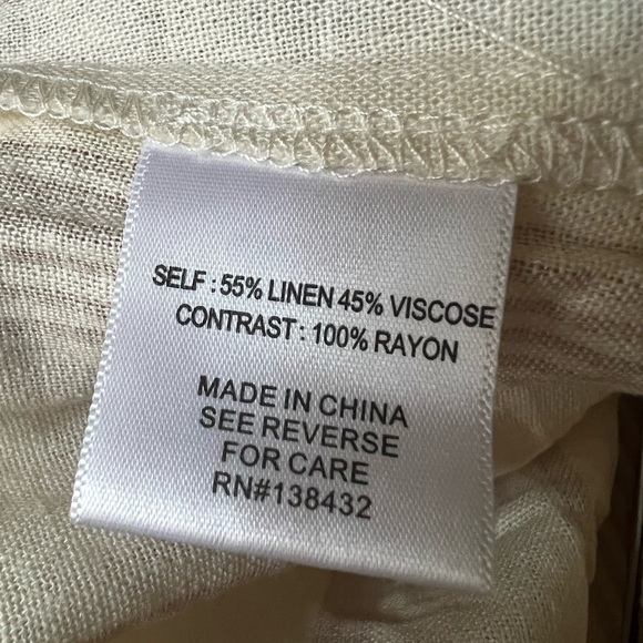 NWT Modcloth New Opportunities Capri Flare Crop Linen Pants, size 8 - Picture 14 of 16